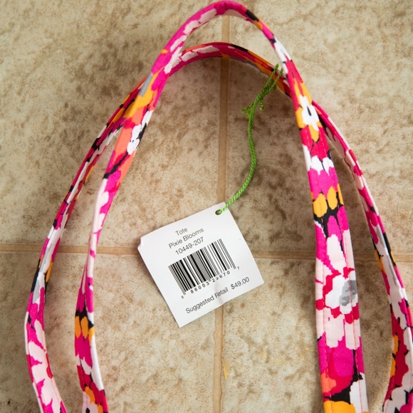 Vera Bradley Tote Pixie Blooms Purse Bag NWT - Picture 3 of 5